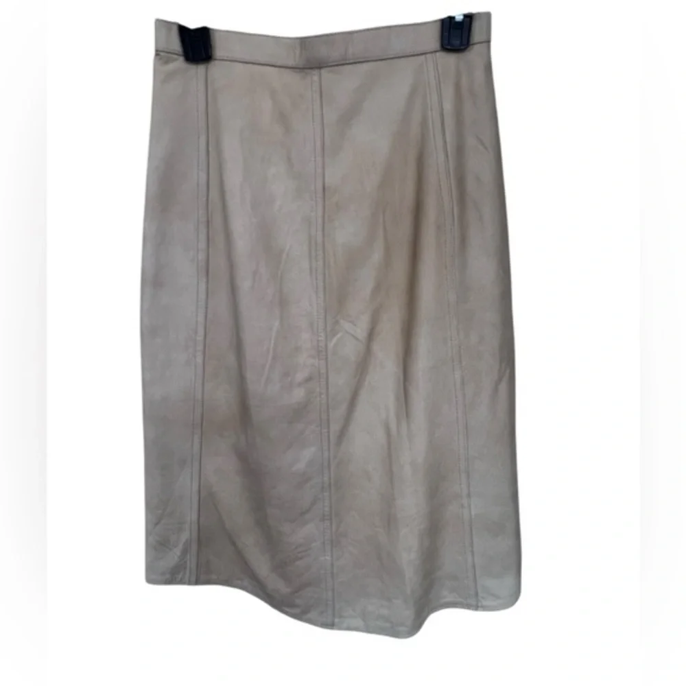 Marcol Soft as butter Tan Leather Women's Skirt